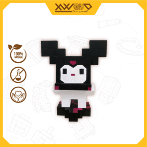 Bộ lắp ghép viên gỗ sáng tạo Kurumi size M