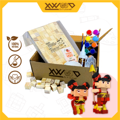 Bộ lắp ghép viên gỗ sáng tạo Natra