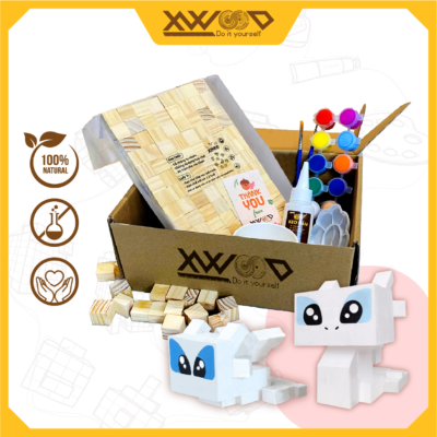 Bộ lắp ghép viên gỗ sáng tạo Linh Phương