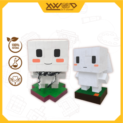 Điểm nổi bật của Bộ mô hình trưng bày Thỏ 7 Màu