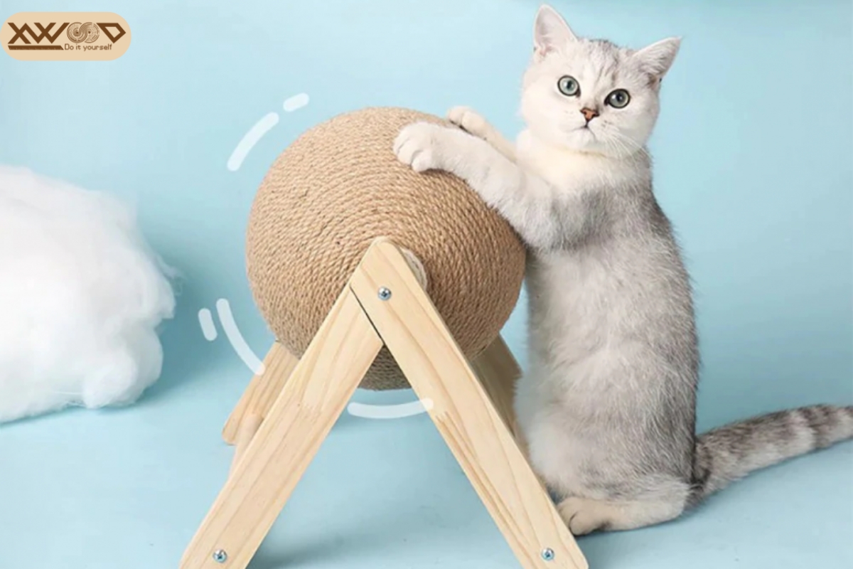 Lợi ích tuyệt vời của trụ cào móng cho mèo