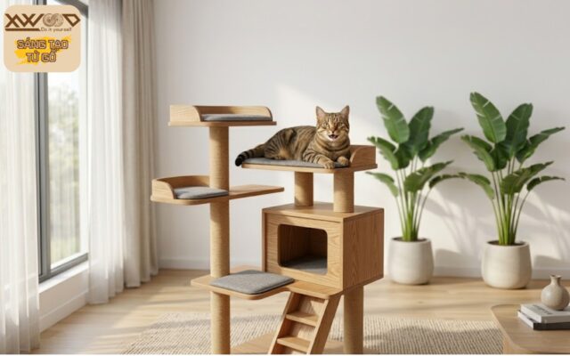 cây cho mèo chơi