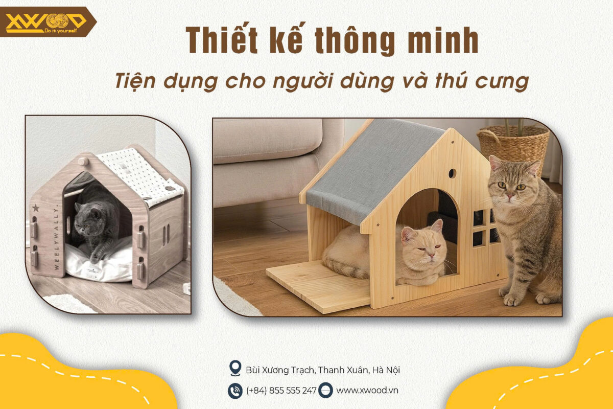 Thiết kế thông minh - Tiện dụng cho người dùng và thú cưng