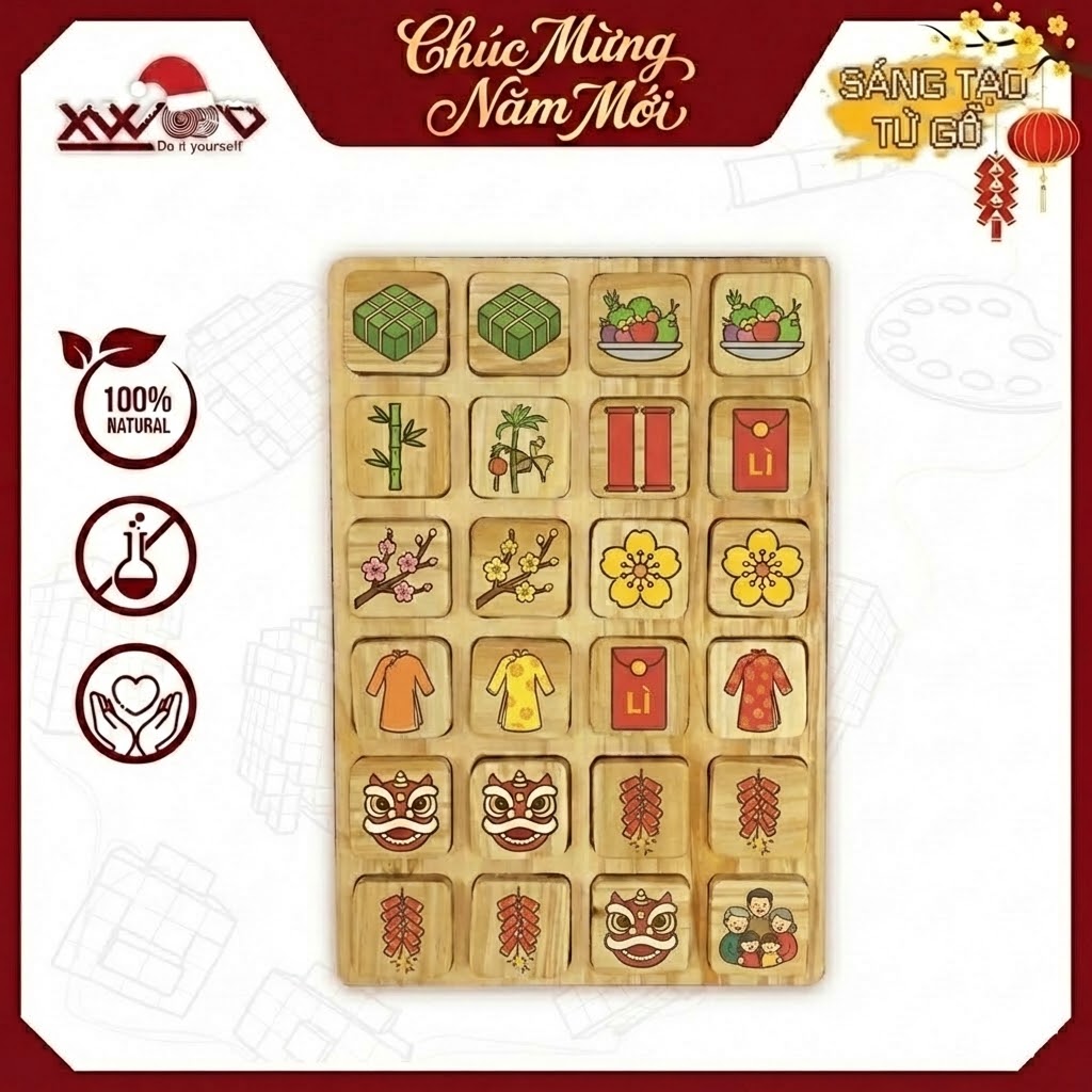 123465789 Board game siêu trí nhớ: Tết Cổ Truyền 3